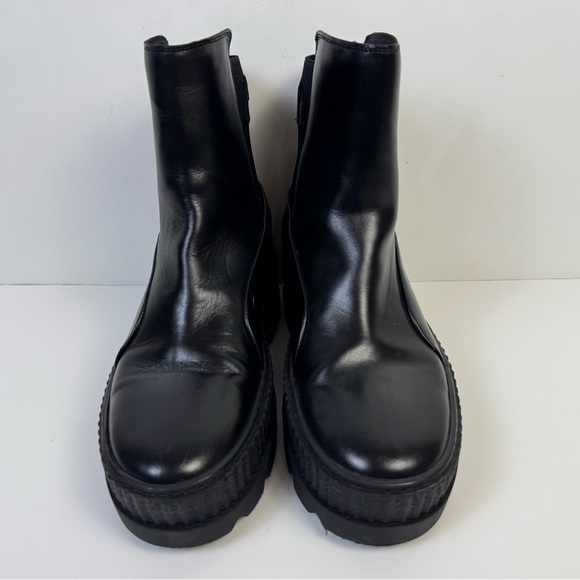 Fenty x Puma Chelsea Sneaker Boots Black Platform Creeper Sole 8.5 - Picture 2 of 14